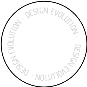 Frase 'Design Evolution'